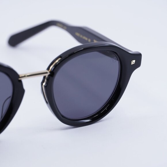 Valentino ESSENTIAL-IV VLS-132A Sunglasses Black Round Frame, Grey Lenses - Picture 8 of 11